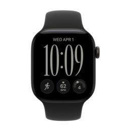 Apple Watch Series 12 42 mm Black Aluminum, Sport Band (Black)